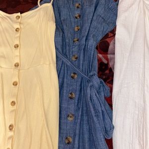 Dress bundle (basically new just without tags)